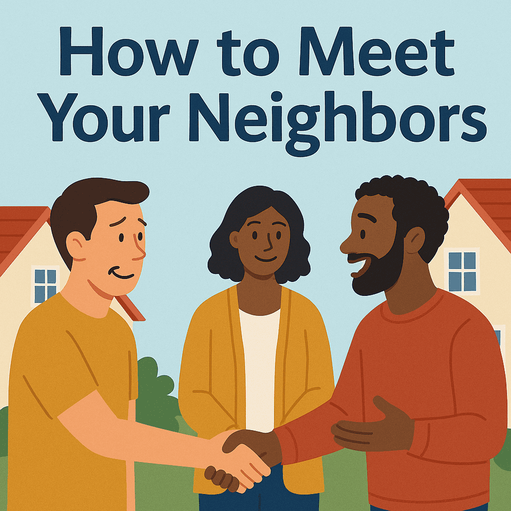 How to Meet Your Neighbors (Without Feeling Awkward About It)