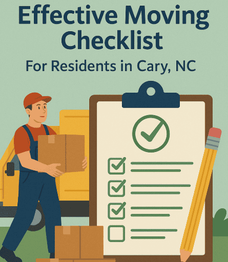 Effective Moving Checklist For Residents in Cary, NC